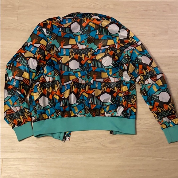 Aknowledge Crazy pattern zip up - Picture 2 of 3